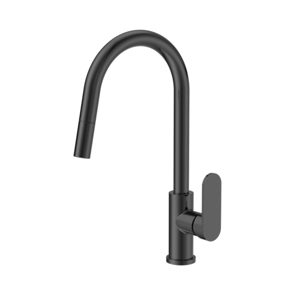 Nero Ecco Pull Out Sink Mixer Gunmetal