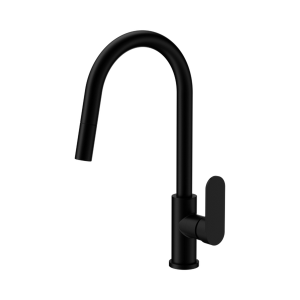 Nero Ecco Pull Out Sink Mixer Matte Black