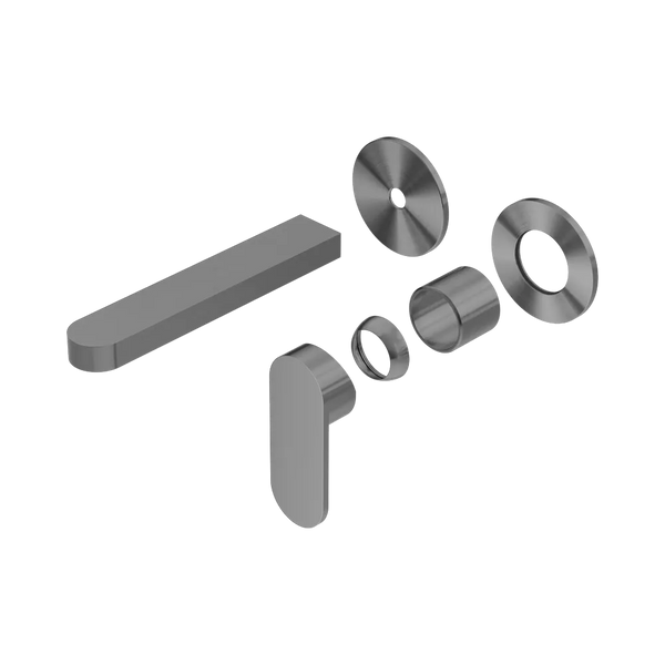 Nero Ecco Wall Basin/Bath Mixer Separate Back Plate (Trim Kit Only) Gunmetal
