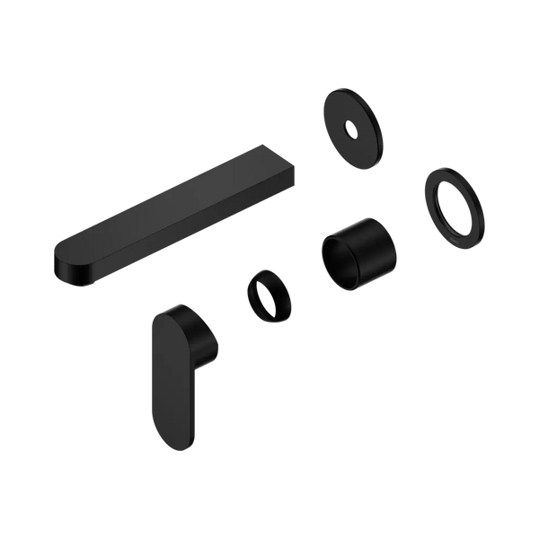 Nero Ecco Wall Basin/Bath Mixer Separate Back Plate 60mm (Trim Kit Only) Matte Black