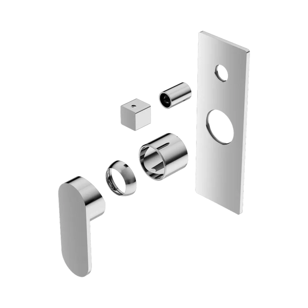 Nero Ecco Shower Mixer with Diverter (Trim Kit Only) Chrome