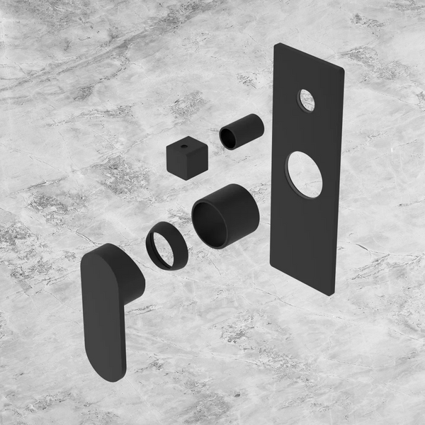 Nero Ecco Shower Mixer with Diverter (Trim Kit Only) Matte Black