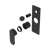Nero Ecco Shower Mixer with Diverter (Trim Kit Only) Matte Black