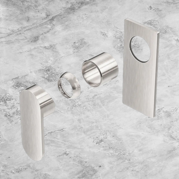 Nero Ecco Shower Mixer (Trim Kit Only) Brushed Nickel