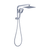 Nero Celia 2 In 1 Twin Shower Chrome