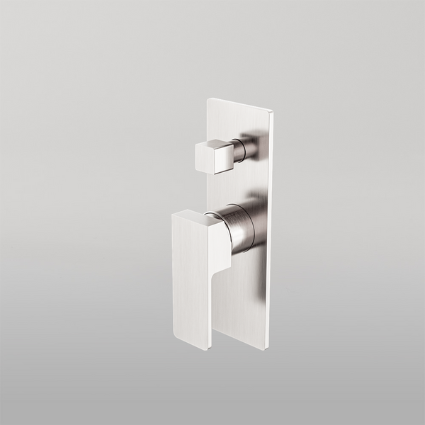 Nero Celia Shower Mixer With Divertor Brushed Nickel