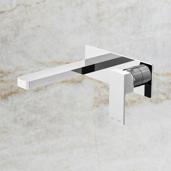 Nero Celia Wall Basin/Bath Mixer Chrome