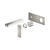 Nero Celia Wall Basin/Bath Mixer (Trim Kit Only) Brushed Nickel