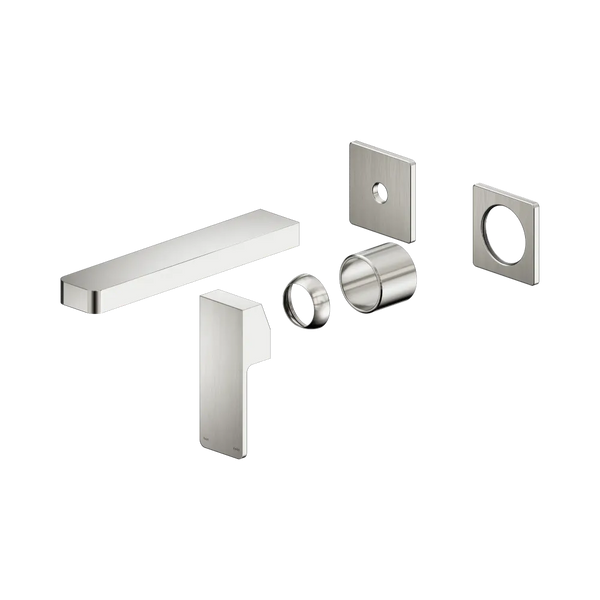 Nero Celia Wall Basin/Bath Mixer Separate Back Plate (Trim Kit Only) Brushed Nickel