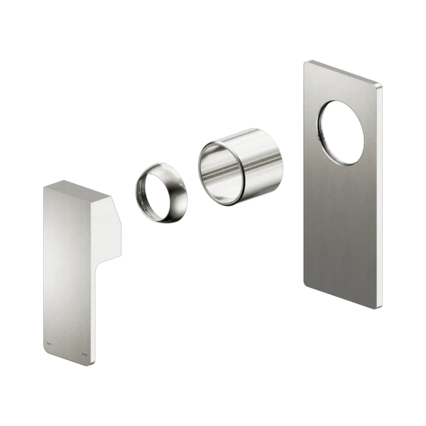 Nero Celia Shower Mixer Rectangular Backplate (Trim Kit Only) Brushed Nickel