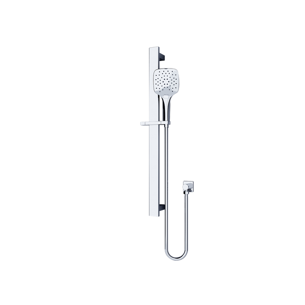Nero Rain Square 3 Function Shower Rail Chrome