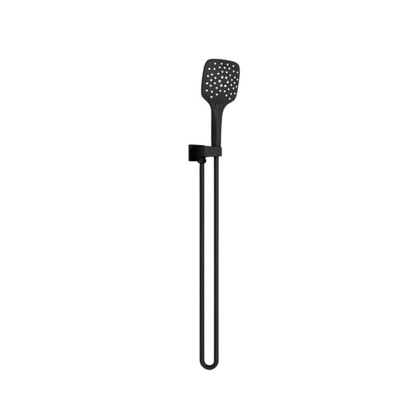 Nero Rain Square 3 Function Shower On Bracket Matte Black