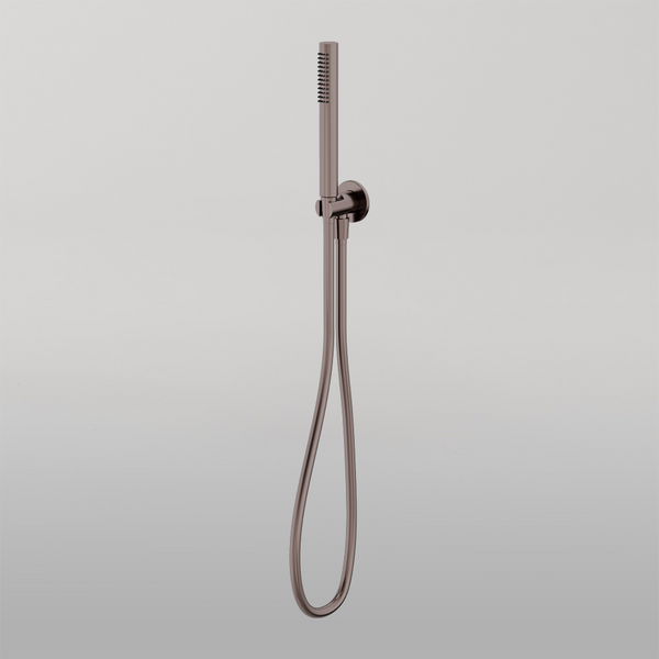 Nero Slim Shower On Bracket Brushed Bronze