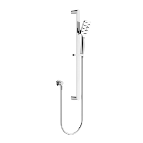 Nero Bianca Shower Rail Chrome