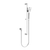 Nero Bianca Shower Rail Chrome