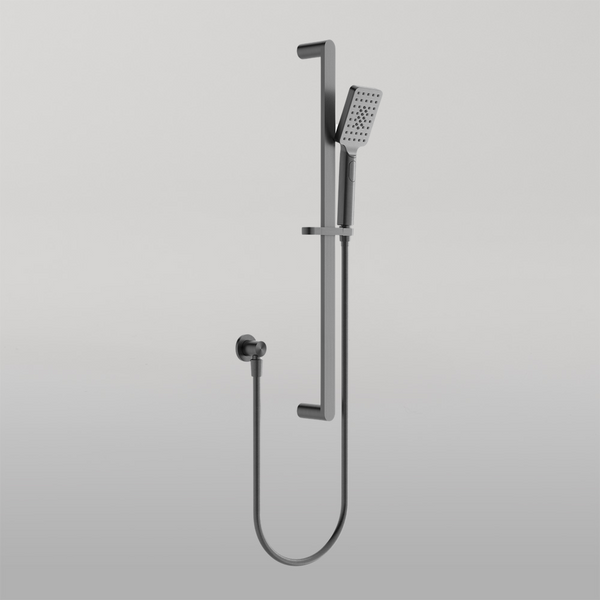 Nero Bianca Shower Rail Gunmetal