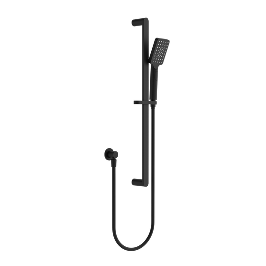 Nero Bianca Shower Rail Matte Black
