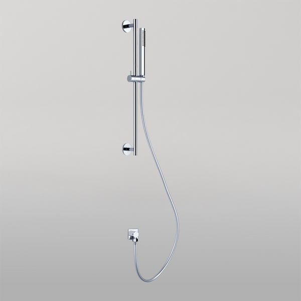 Nero Dolce Shower Rail With Slim Hand Shower Chrome