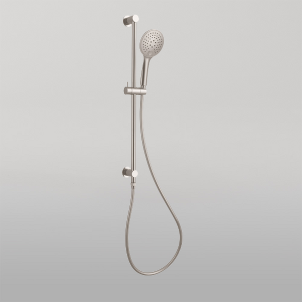 Nero 3 Function Shower Rail Brushed Nickel