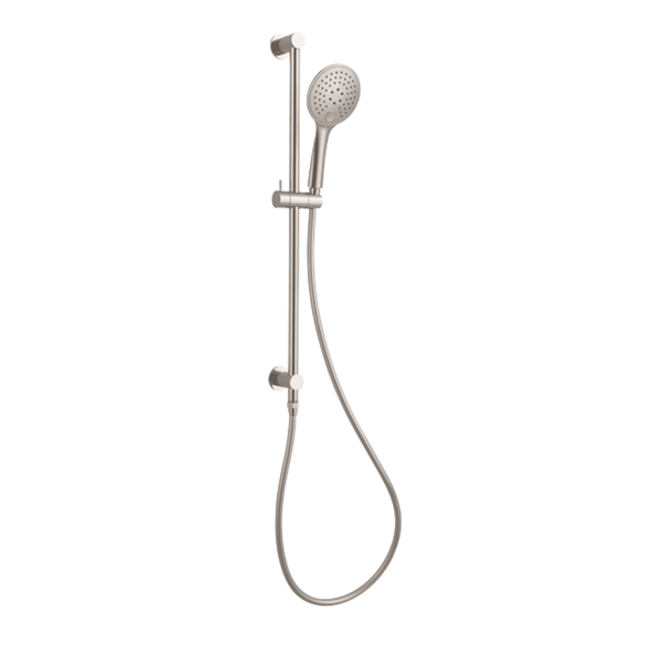 Nero 3 Function Shower Rail Brushed Nickel