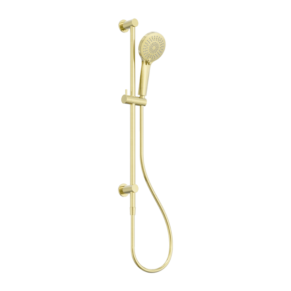 Nero 3 Function Shower Rail Brushed Gold