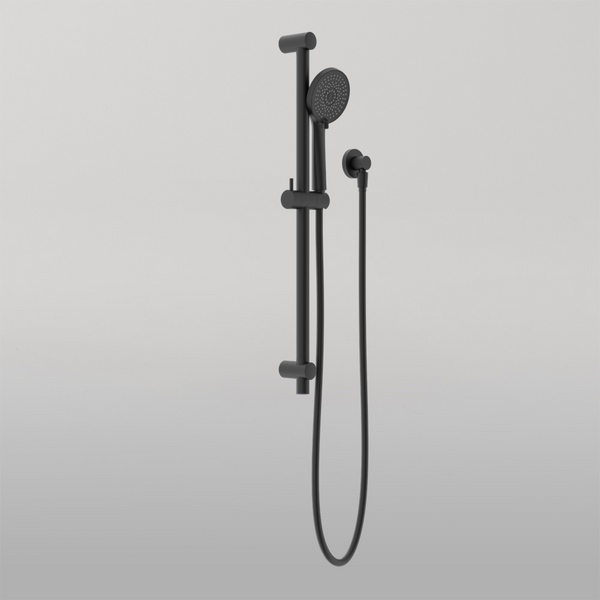 Nero Round Metal Project Shower Rail 4 Star Rating Matte Black