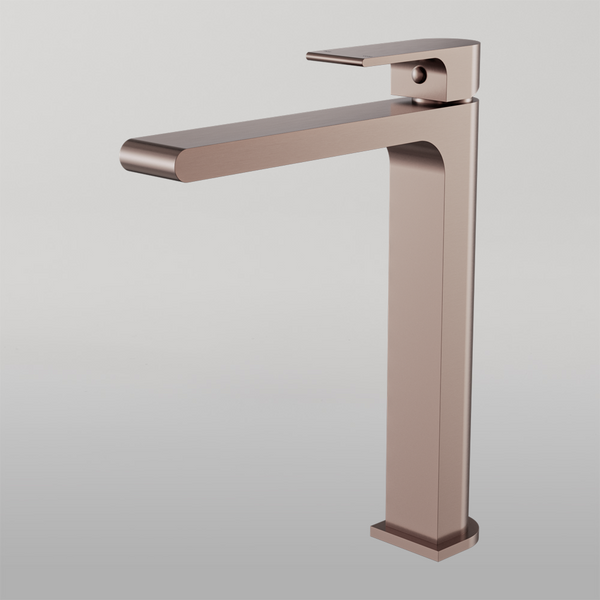 Nero Bianca Tall Basin Mixer Brushed Bronze
