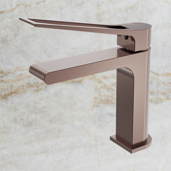 Nero Bianca Care Basin Mixer Brushed Bronze