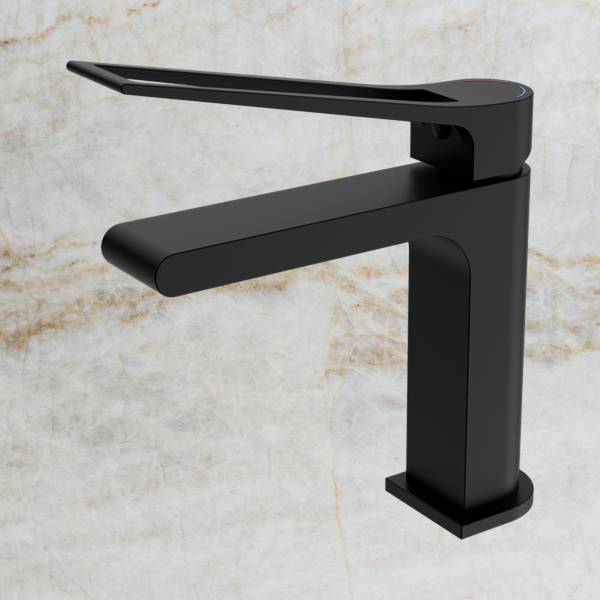 Nero Bianca Care Basin Mixer Matte Black