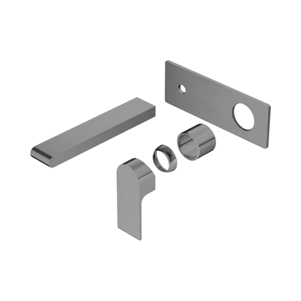 Nero Bianca Wall Basin/Bath Mixer 187mm (Trim Kit Only) Gunmetal