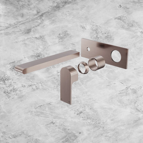Nero Bianca Wall Basin/Bath Mixer 230mm (Trim Kit Only) Brushed Bronze