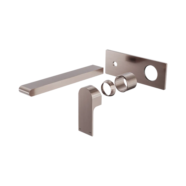 Nero Bianca Wall Basin/Bath Mixer 230mm (Trim Kit Only) Brushed Bronze