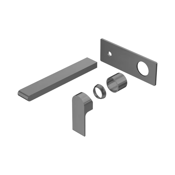 Nero Bianca Wall Basin/Bath Mixer 230mm (Trim Kit Only) Gunmetal