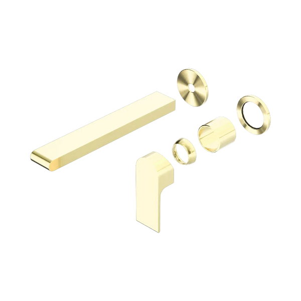 Nero Bianca Wall Basin/Bath Mixer Separate Back Plate 230mm (Trim Kit Only) Brushed Gold