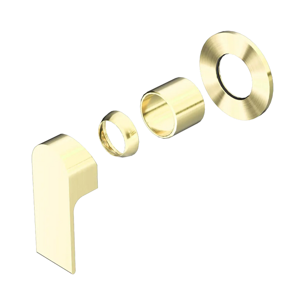 Nero Bianca Shower Mixer 80mm Plate (Trim Kit Only) Brushed Gold
