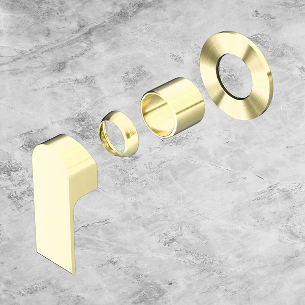 Nero Bianca Shower Mixer 80mm Plate (Trim Kit Only) Brushed Gold