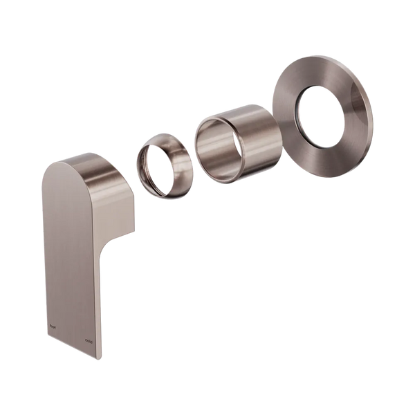 Nero Bianca Shower Mixer 80mm Plate (Trim Kit Only) Brushed Bronze
