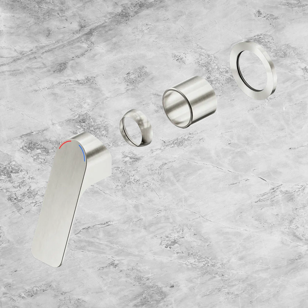Nero Bianca Care Shower Mixer 60mm Plate (Trim Kit Only) Brushed Nickel