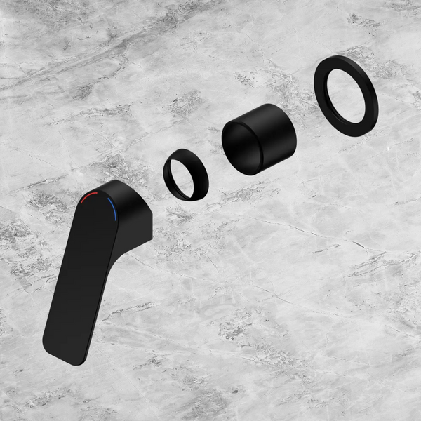 Nero Bianca Care Shower Mixer 60mm Plate (Trim Kit Only) Matte Black