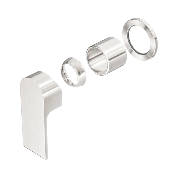 Nero Bianca Shower Mixer 60mm Plate (Trim Kit Only) Brushed Nickel