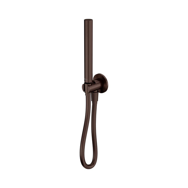 Nero Mecca Slim Shower On Bracket II Rome Bronze Lead Free