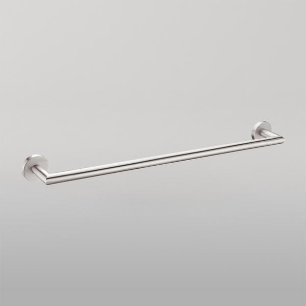 Nero Dolce Single Towel Rail 700mm Brushed Nickel