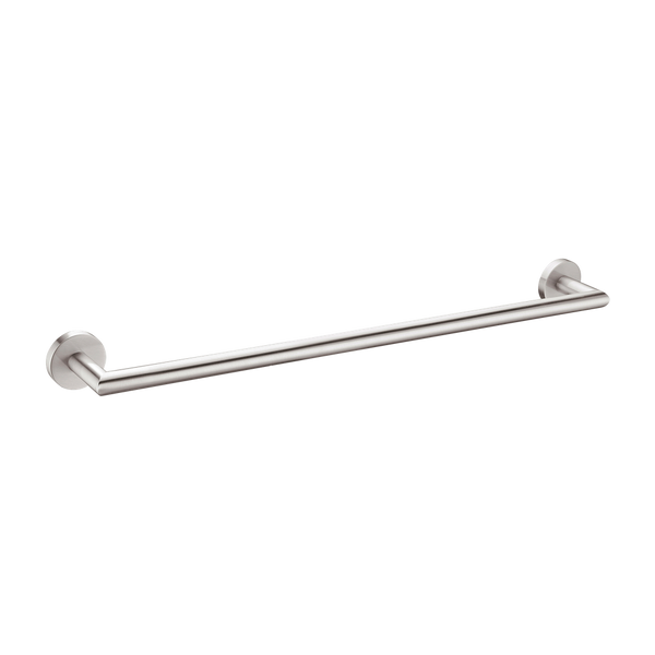 Nero Dolce Single Towel Rail 700mm Brushed Nickel