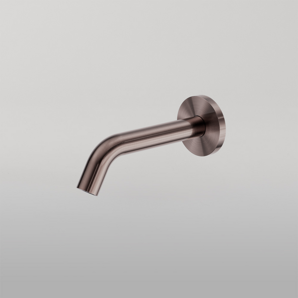 Nero Mecca Wall Mount Sensor Tap 80mm Plate Brushed Bronze