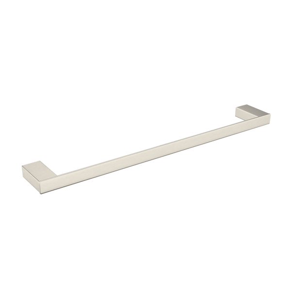 Nero Celia Single Towel Rail 800mm Brushed Nickel