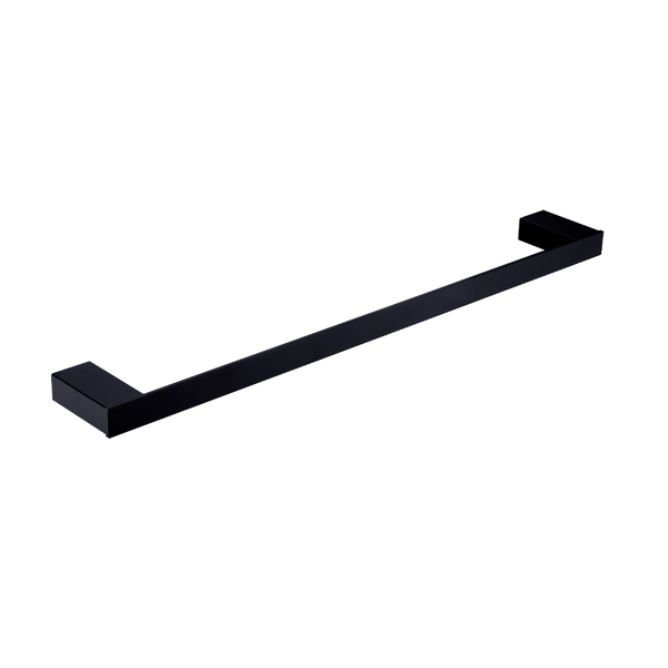Nero Celia Single Towel Rail 800mm Matte Black