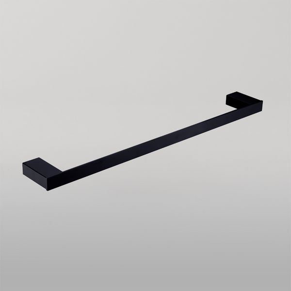 Nero Celia Single Towel Rail 800mm Matte Black