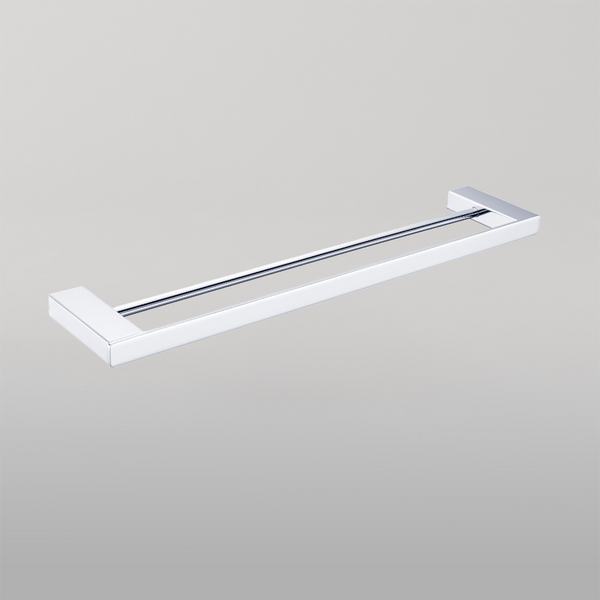 Nero Celia Double Towel Rail 800mm Chrome