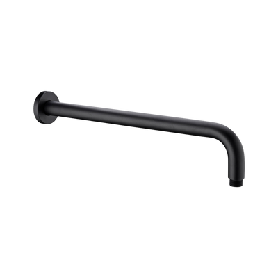 Nero Round Shower Arm 500mm Length Matte Black