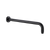Nero Round Shower Arm 500mm Length Matte Black